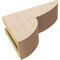 Ekena Millwork 3"W x 9"D x 6"H Classic Crestline Rough Cedar Woodgrain TimberThane Corbel, Primed Tan CORUR03X09X06CRERCPR - alternate 6